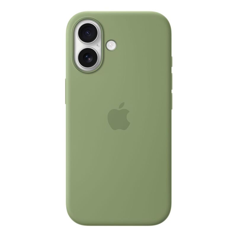 Apple iPhone 17 Silicone Case with MagSafe - Light Moss Apple iPhone 17 Silicone Case with MagSafe - Light Moss