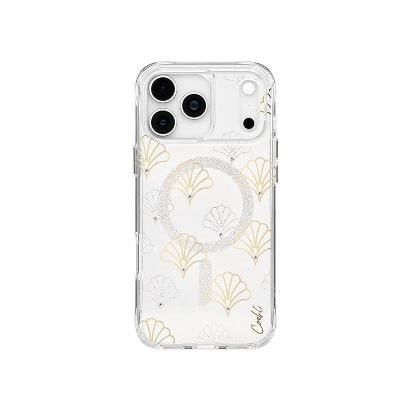 UNIQ iPhone 17 Pro Max Coehl Case Magnetic Charging Maree - Sparkling Silver