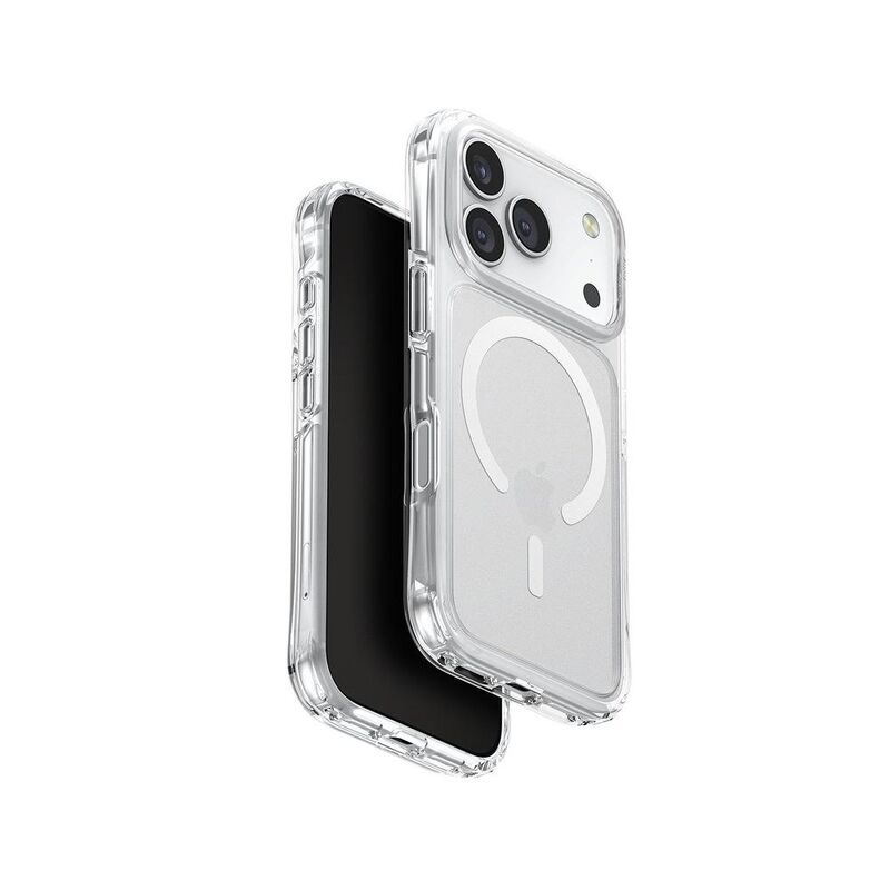 UNIQ iPhone 17 Pro Case MagClick Charging Lifepro Xtreme (Af) - Frost Clear/White