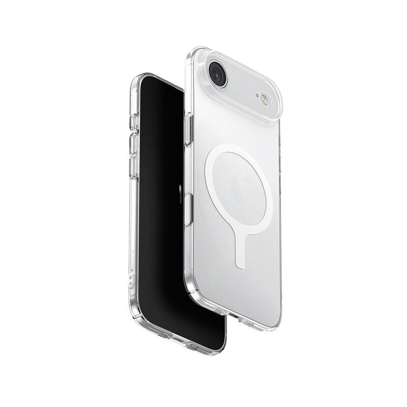 UNIQ iPhone Air Case MagClick Charging Airsuit - Glossy Clear/White