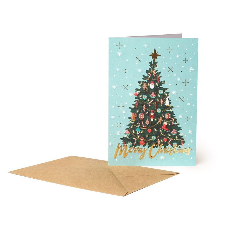 Legami Greeting Card - Xmas Tree - Green