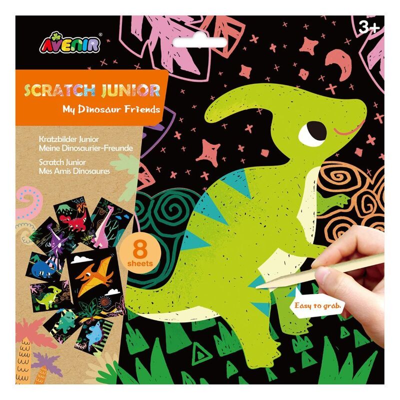 Avenir Scratch Junior - My Dinosaur Friends Activity Book