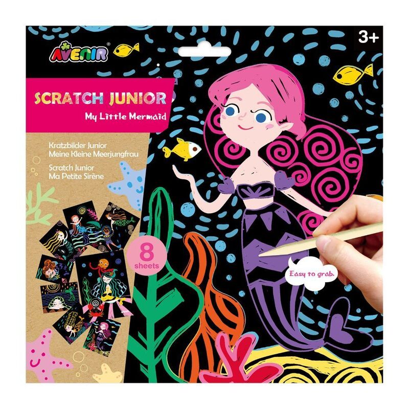 Avenir Scratch Junior - My Little Mermaid Activity Book