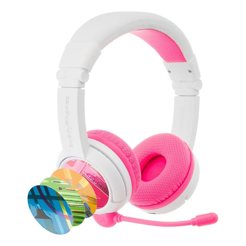 BuddyPhones SchoolPlus Wireless Kids Headphones - Pink BuddyPhones SchoolPlus Wireless Kids Headphones - Pink
