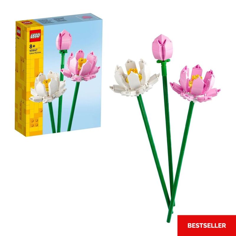 LEGO Flowers Lotus Flowers 40647  9220 Pieces)