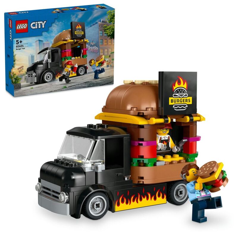 LEGO City Great Vehicles Burger Truck 60404 194 Pieces)