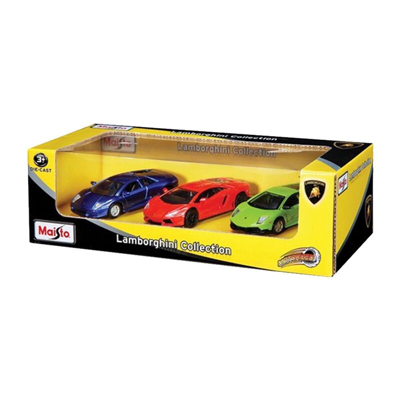 Maisto 4.5 Inch Lamborghini Pack of 3 Maisto 4.5 Inch Lamborghini Pack of 3