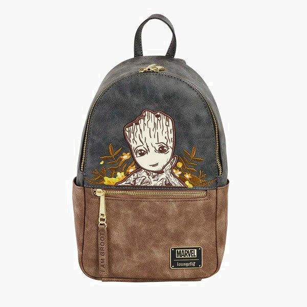 Loungefly Leather Marvel Groot Backpack