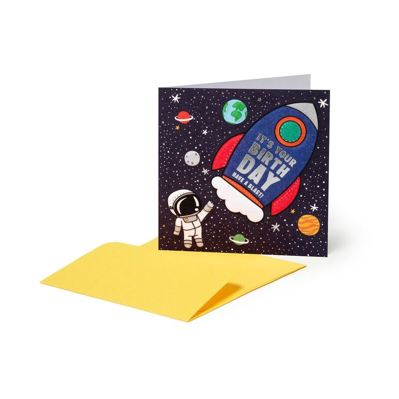 Legami Greeting Card - Small - Space (7 x 7 cm) Legami Greeting Card - Small - Space (7 x 7 cm)