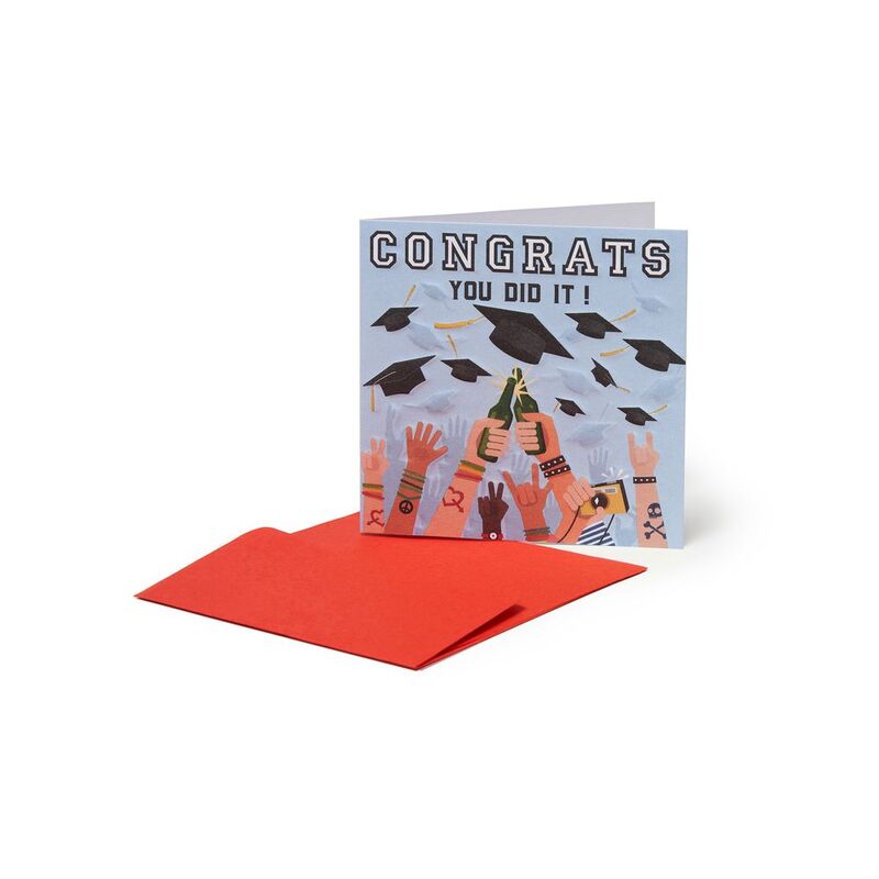 Legami Greeting Card - Small - Congrats (7 x 7 cm) Legami Greeting Card - Small - Congrats (7 x 7 cm)