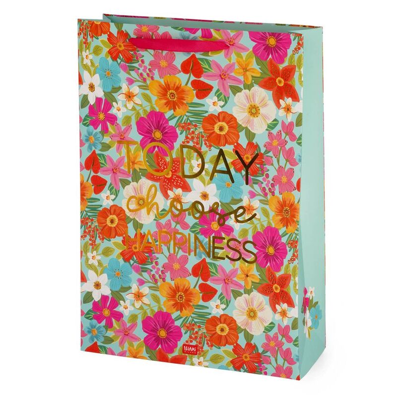 Legami Gift Bag - X-Large - Flowers Legami Gift Bag - X-Large - Flowers