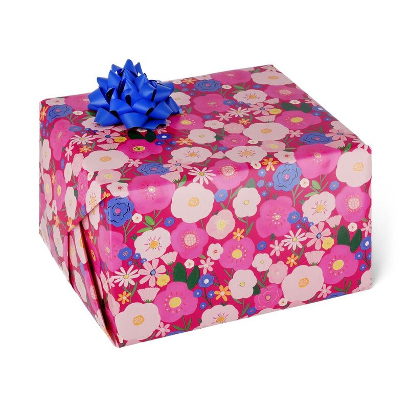 Legami Gift Wrapping Paper - Flowers (200 x 70 cm)