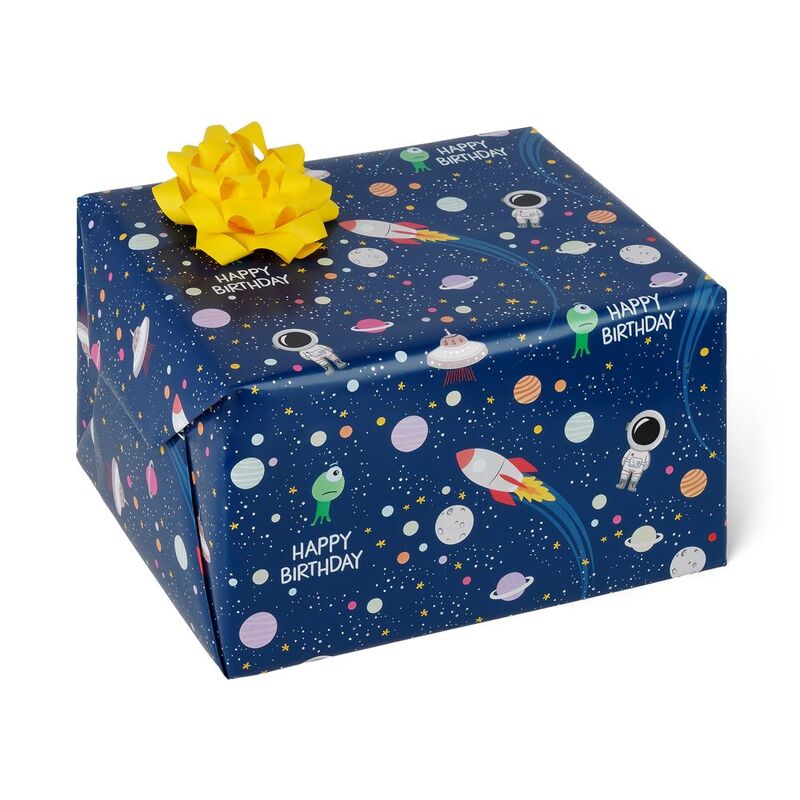 Legami Gift Wrapping Paper - Space (200 x 70 cm)
