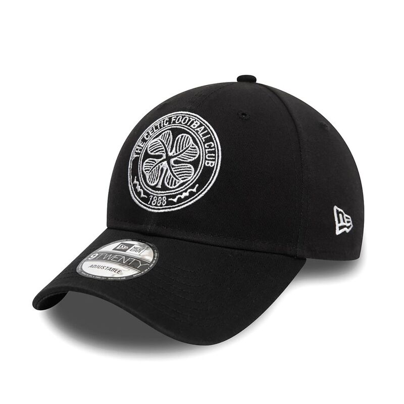 New Era Core Boston Celtics 9Forty Men's Cap - Black (One Size)
