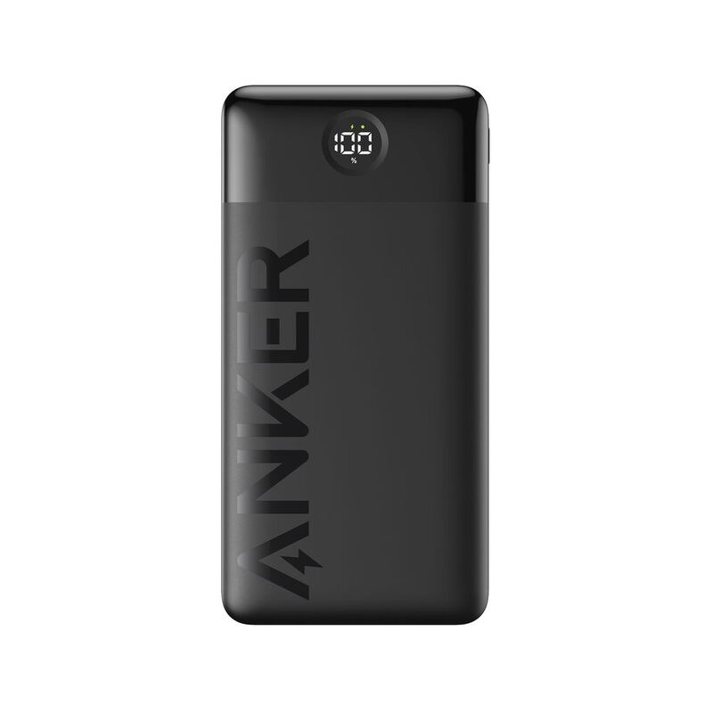 Anker 326 Power Bank 20000mAh With Time Display - Black