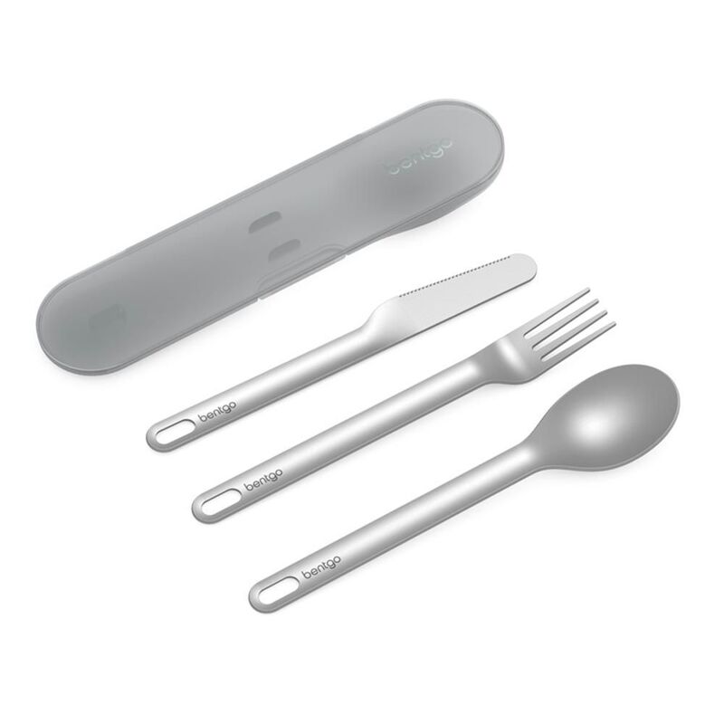 Bentgo Stainless Steel Utensils - Gray Bentgo Stainless Steel Utensils - Gray