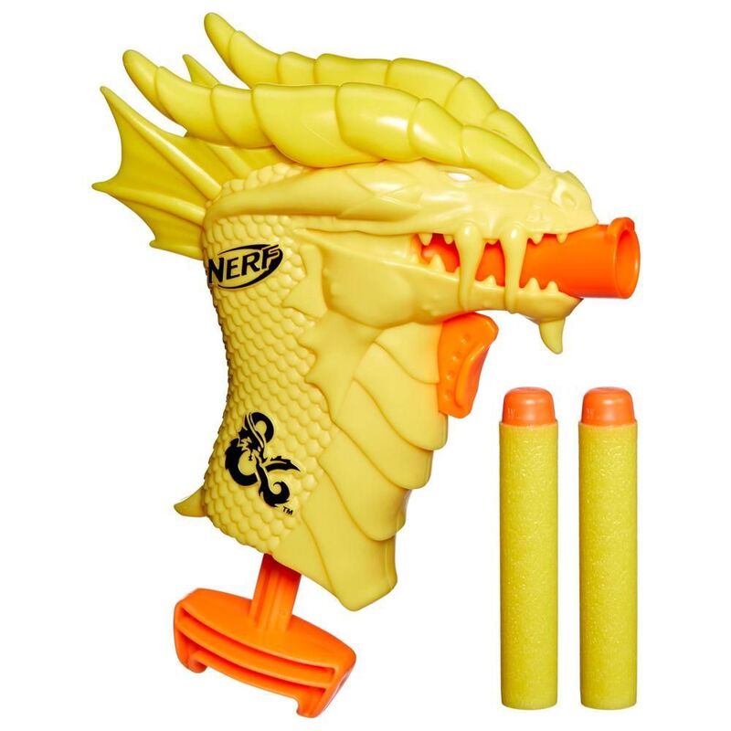 Hasbro Nerf MicroShots Dungeons & Dragons Palarandusk Blaster with 2 Nerf Elite 2.0 Darts