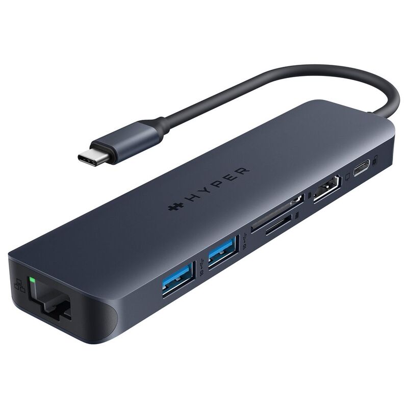 Hyper Hyperdrive Next 7 Port USB-C Hub - Midnight Blue