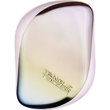Tangle Teezer Compact Styler Matte Smooth And Shine Detangling Hairbrush - Ombre Chrome