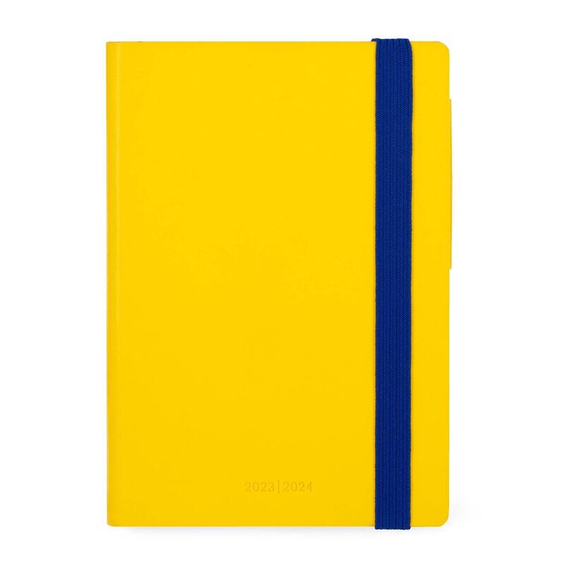 Legami 18-Month Diary - 2023/2024 - Small Weekly Diary - Yellow