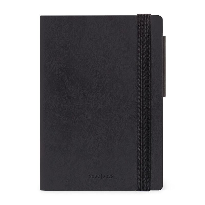 Legami 18-Month Diary - 2023/2024 - Small Weekly Diary - Black