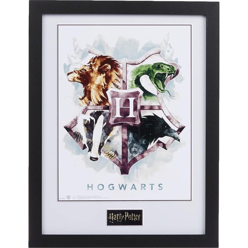 GB Eye Harry Potter Framed Collector's Print "Hogwarts Water Colour" (30 x 40 cm)