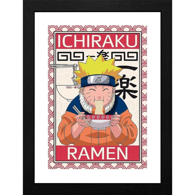 GB Eye Naruto Framed Collector's Print "Ichiraku Ramen" (30 x 40 cm)