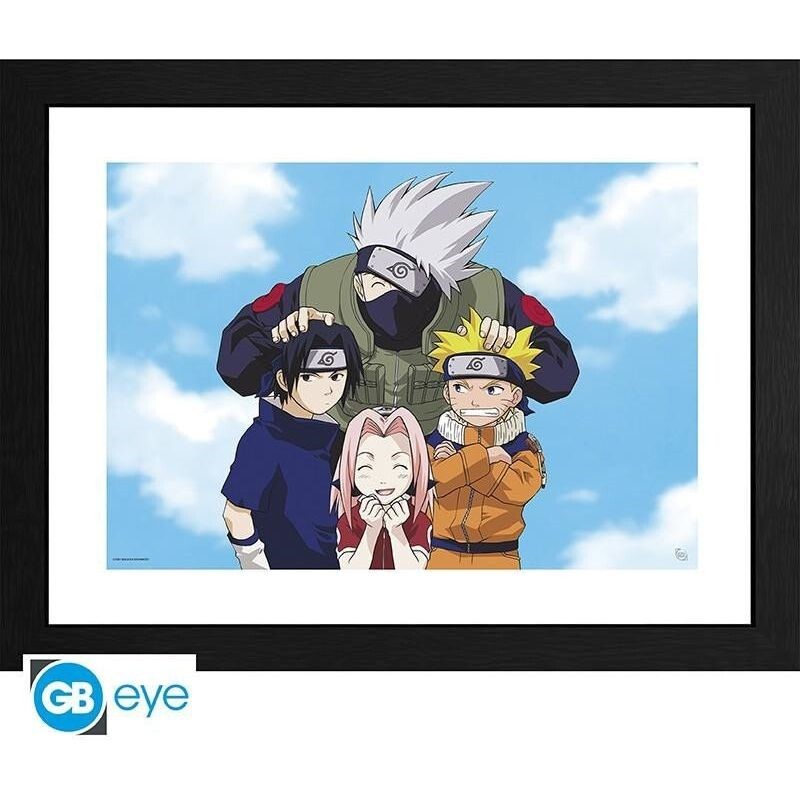 GB Eye Naruto Framed Collector's Print "Photo Team 7" (30 x 40 cm)