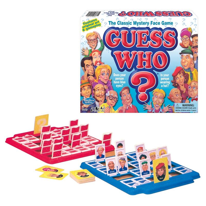 Hasbro Gaming Guess Who Original Guessing Game Board Game F6105 Hasbro Gaming Guess Who Original Guessing Game Board Game F6105