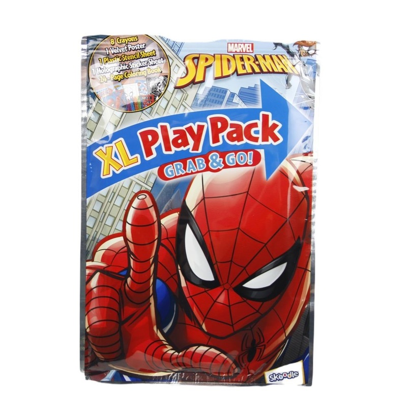 Skoodles Marvel Spider-Man Xl Play Pack Grab&Go Skoodles Marvel Spider-Man Xl Play Pack Grab&Go