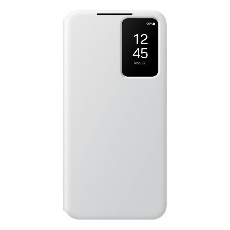 Samsung Galaxy S24 Plus Smart View Wallet Case - White Samsung Galaxy S24 Plus Smart View Wallet Case - White