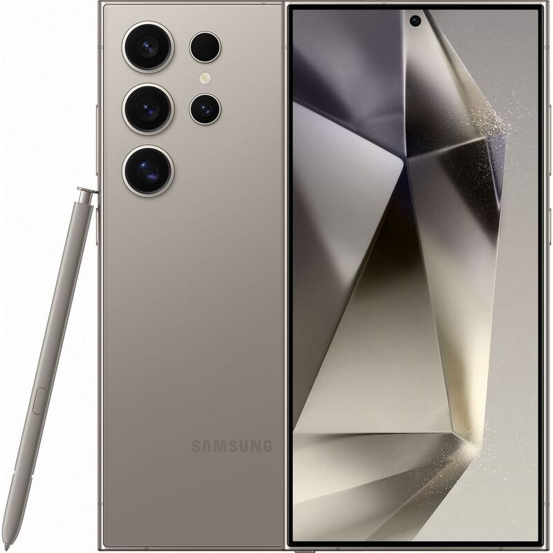 Samsung Galaxy S24 Ultra 5G Smartphone 12GB/256GB/Dual Sim with eSIM - Titanium Gray