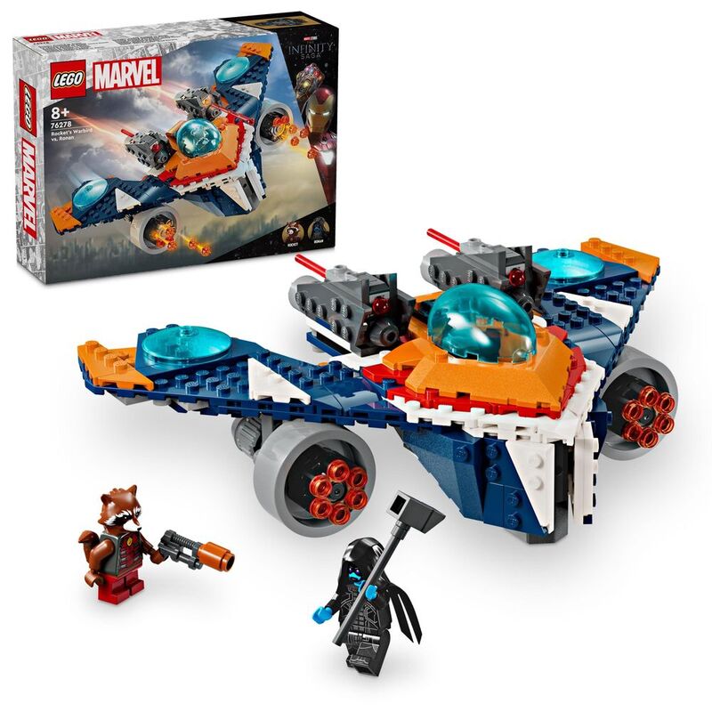 LEGO Super Heroes Marvel Rocket's Warbird Vs Ronan 76278 (290 Pieces) LEGO Super Heroes Marvel Rocket's Warbird Vs Ronan 76278 (290 Pieces)