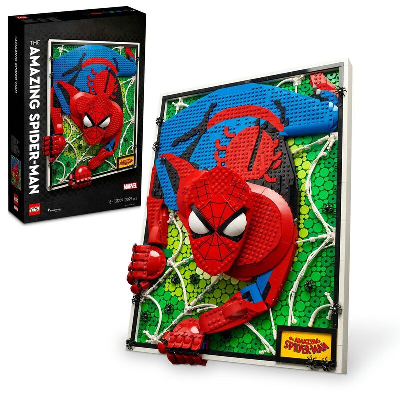 LEGO Art The Amazing Spider-Man 31209 Building Kit (2,099 Pieces)