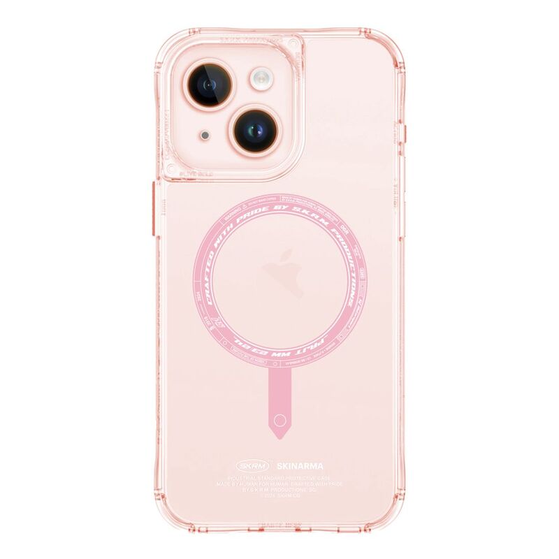 Skinarma iPhone 15 Saido Mag-Charge Case - Light Pink