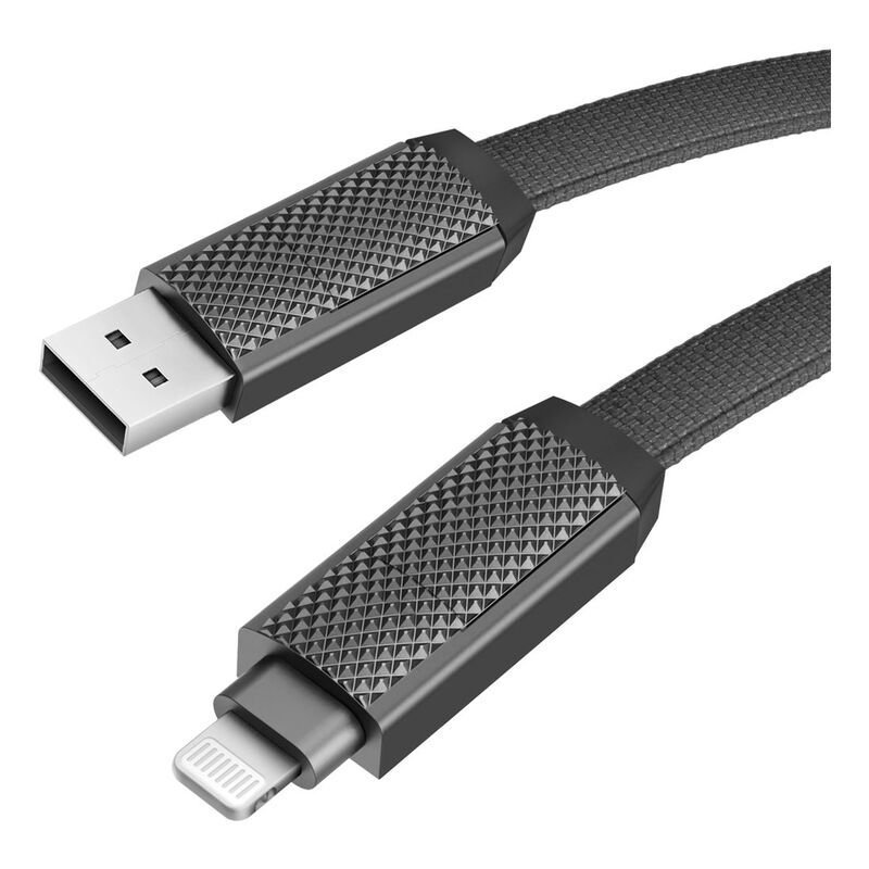 BAZIC GoCharge Alucable 4-in-1 Aluminium Charging Cable PD Fast Charge 1m - Black BAZIC GoCharge Alucable 4-in-1 Aluminium Charging Cable PD Fast Charge 1m - Black