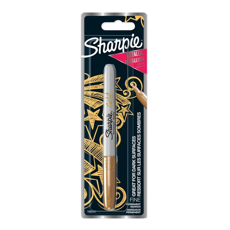 Sharpie Permanent Marker - Metallic Gold Sharpie Permanent Marker - Metallic Gold