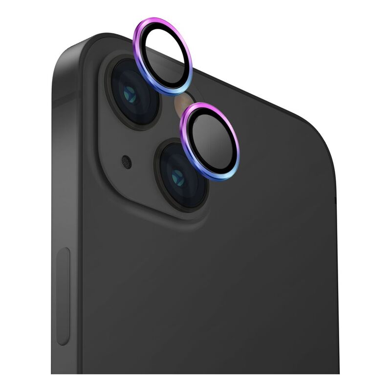 UNIQ Optix iPhone 15 Pro Max Aluminium Camera Lens Protector - Iridescent UNIQ Optix iPhone 15 Pro Max Aluminium Camera Lens Protector - Iridescent