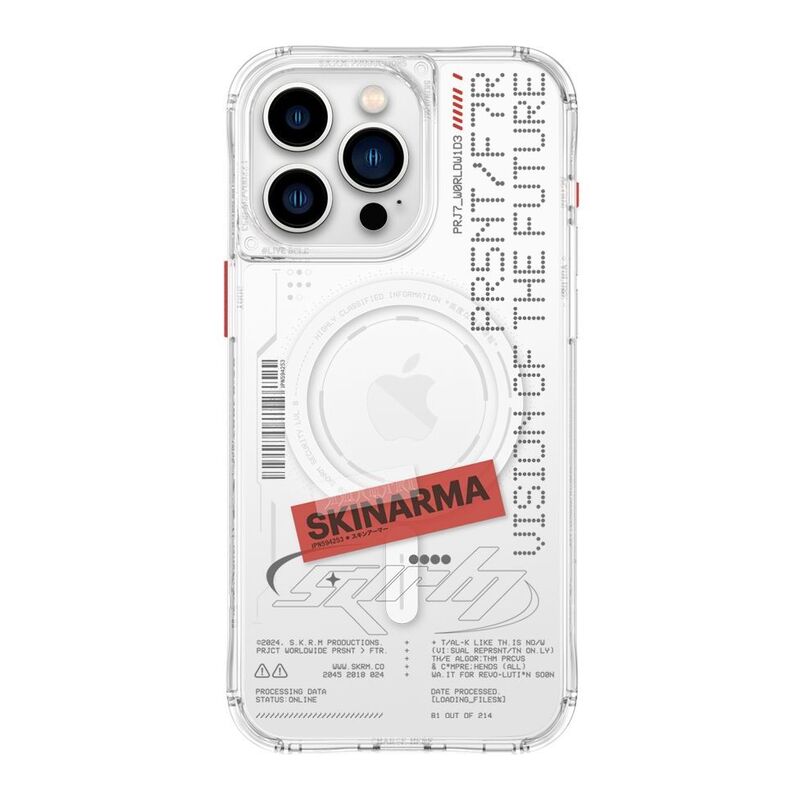 SkinArma iPhone 15 Pro Max Case - Orion Mag-Charge - Clear