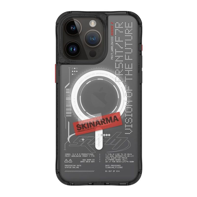 SkinArma iPhone 15 Pro Max Case - Orion Mag-Charge - Black