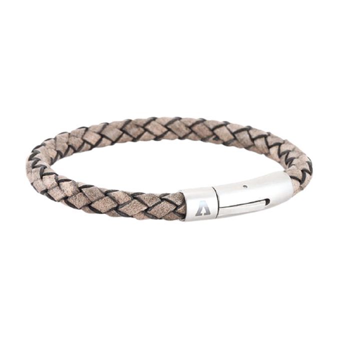 Alvarino Men's Leather Bracelet - ALV-BR164101S