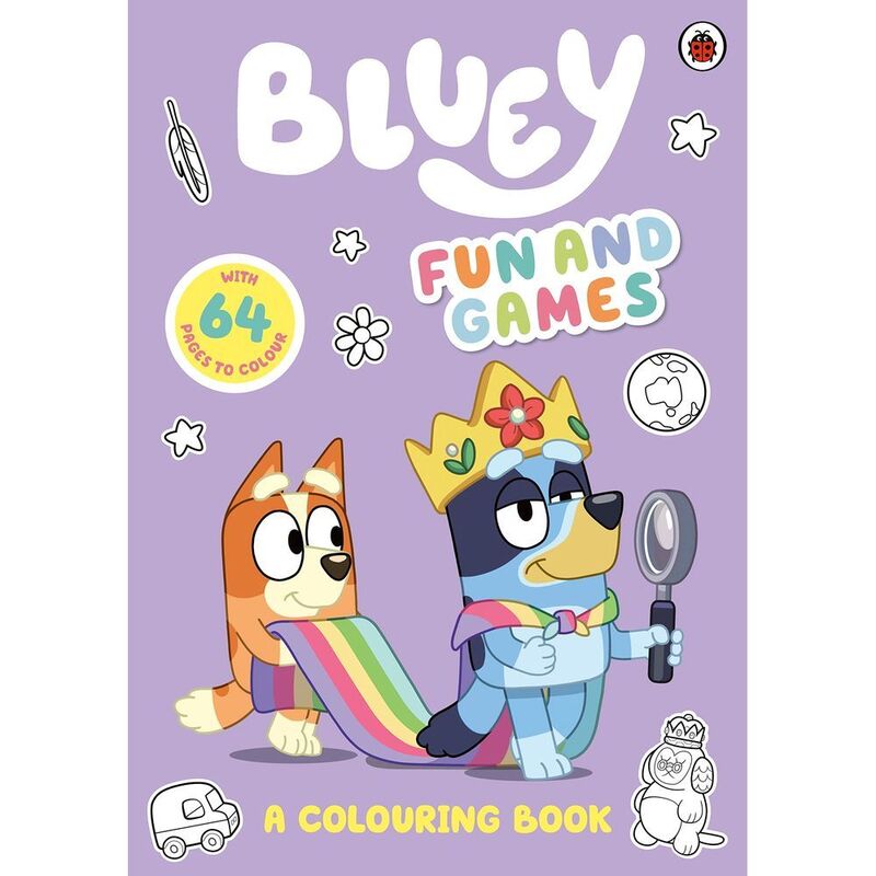 Bluey - Fun And Games Colouring Book - Official Colouring Book | Bluey