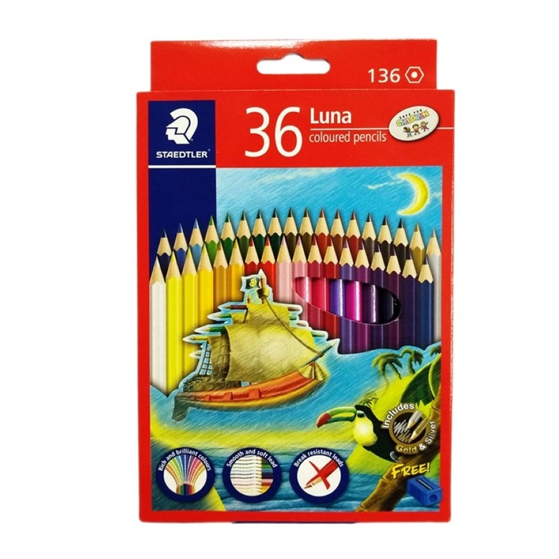 Staedtler Luna Coloring Pencils (Pack of 36) (Assorted Colors)