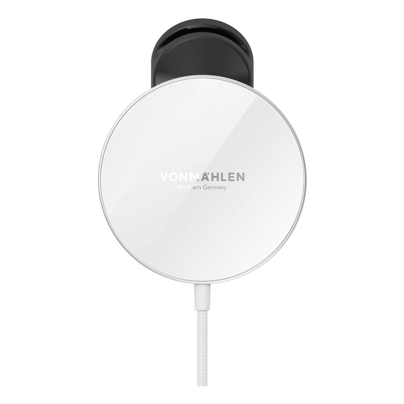 VONMAHLEN Aura Car Magnetic Wireless Charging Pad - White VONMAHLEN Aura Car Magnetic Wireless Charging Pad - White
