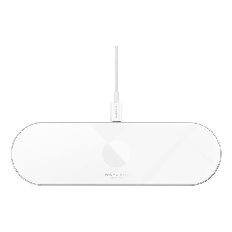 VONMAHLEN Aura Home 3-in-1 Wireless Charging Station - White VONMAHLEN Aura Home 3-in-1 Wireless Charging Station - White