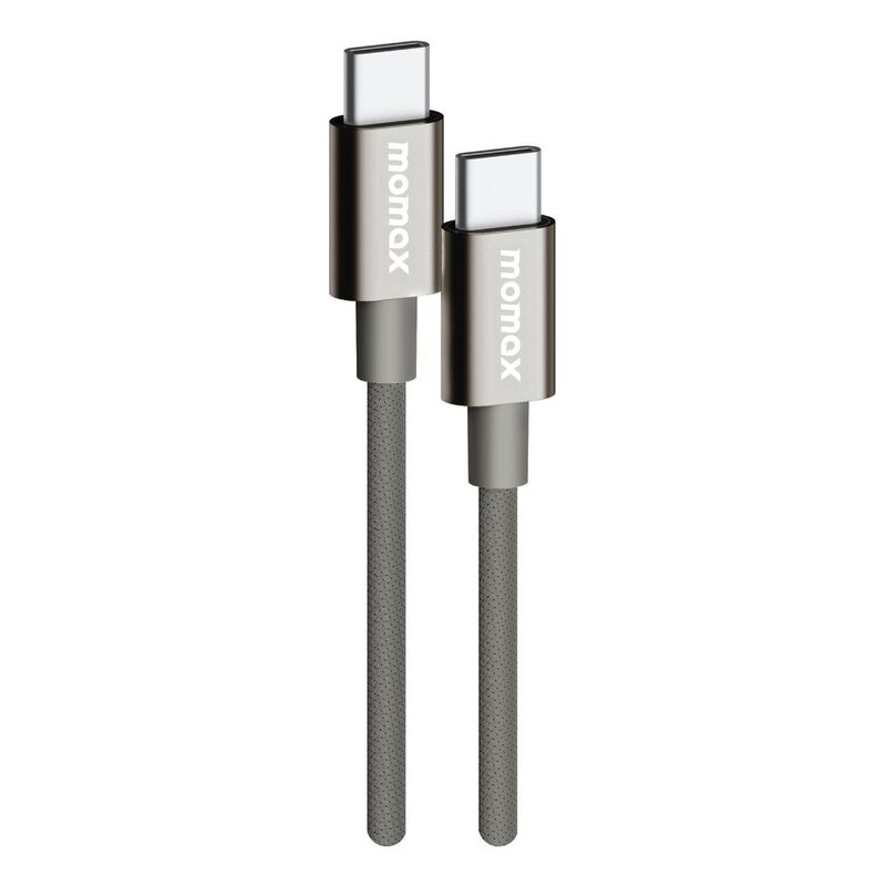 Momax Elite 60W USB-C To USB-C Cable 1.5m - Titanium Momax Elite 60W USB-C To USB-C Cable 1.5m - Titanium