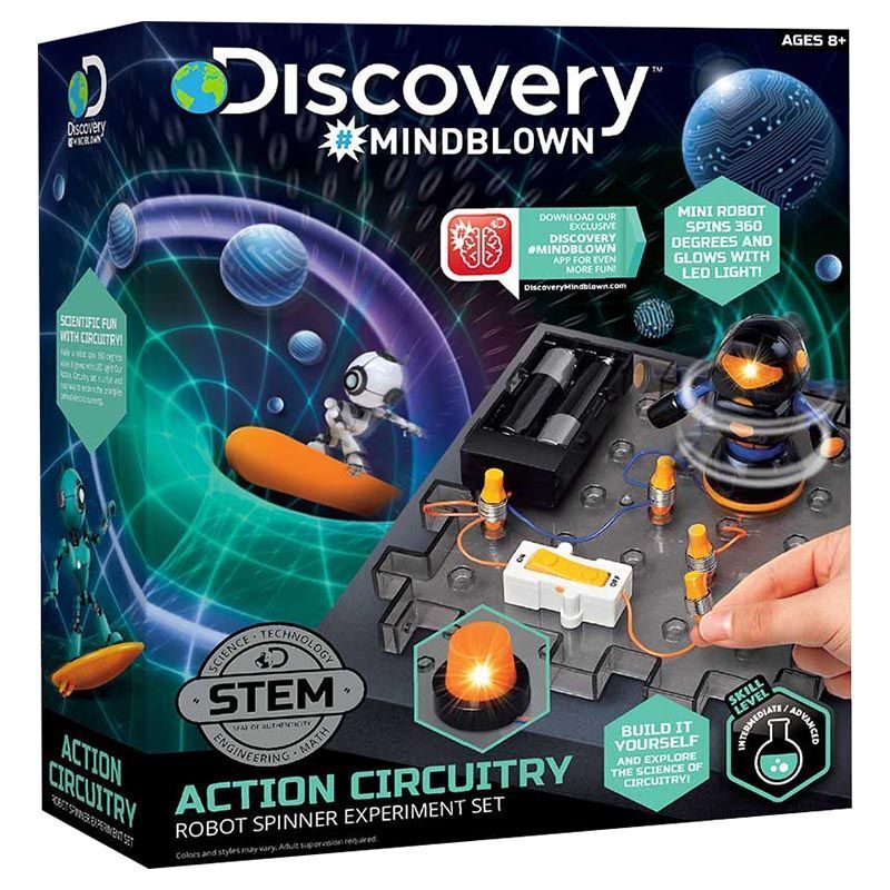 Discovery Toy Circuitry Action Experiment Science Kit - Robotspinner