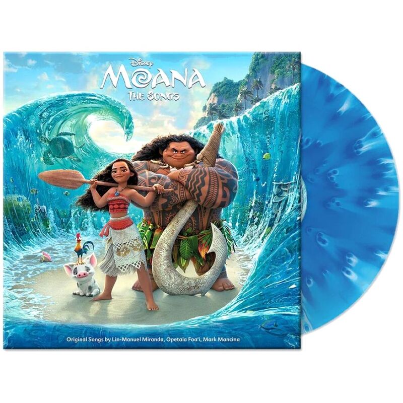 Disney Moana The Songs (Blue Colored Vinyl) (Limited Edition) (1 Disc) | Original Soundtrack