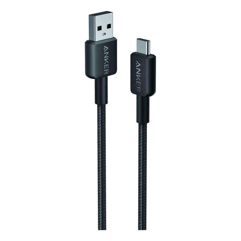 Anker 322 USB-A to USB-C Cable (Braided) 6ft - Black