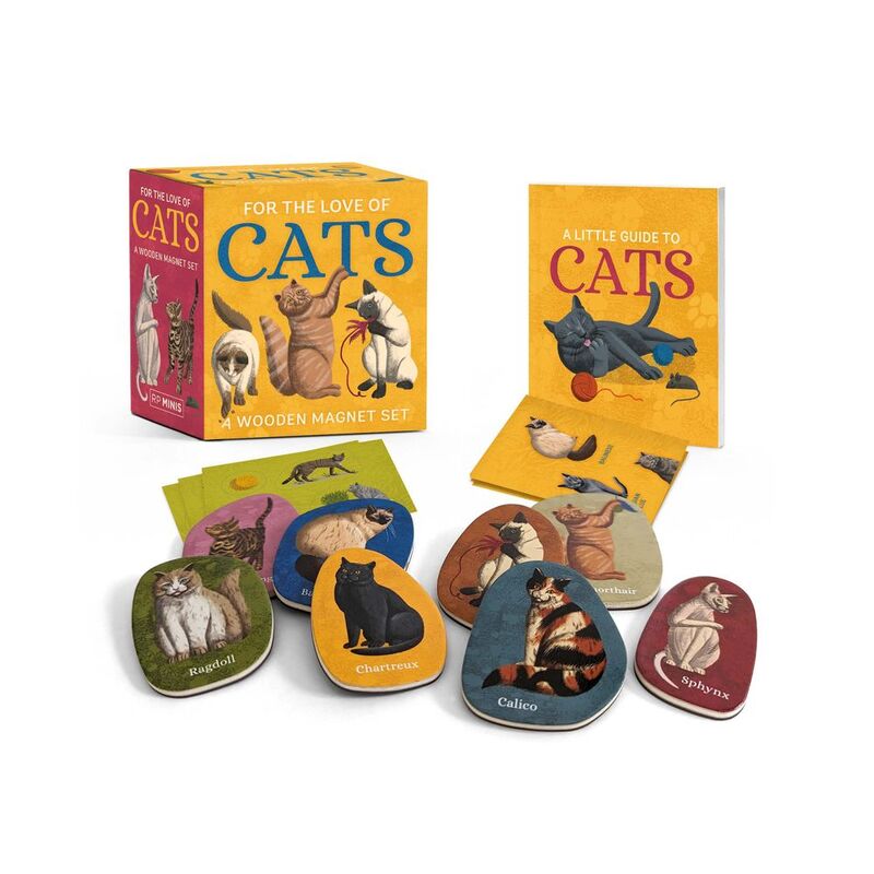 For the Love of Cats: A Wooden Magnet Set | Eliza Berkowitz For the Love of Cats: A Wooden Magnet Set | Eliza Berkowitz